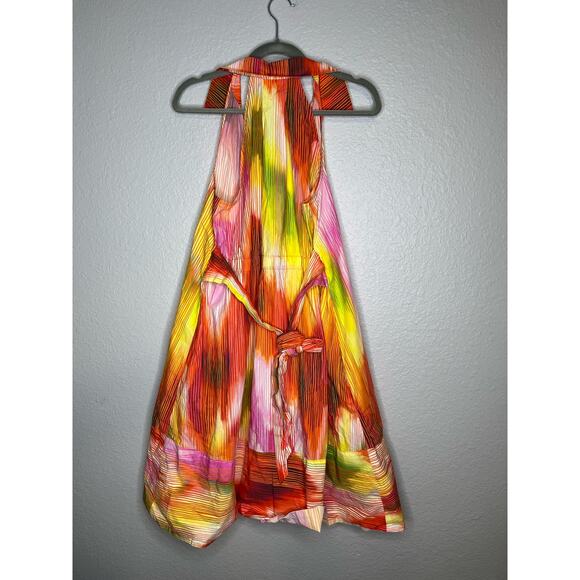 Josie Natori Radiant Tie Front Shirtdress - Picture 8 of 11